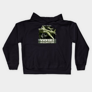 Vickers Wellington  WW2 British Bomber Aircraft Kids Hoodie